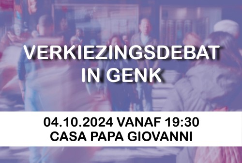 Verkiezingsdebat Genk Jong ACV en Internationaal Comité