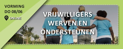 Vrijwilligers werven en ondersteunen