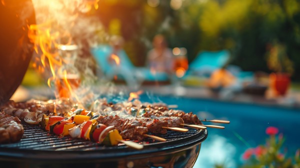 poolside-barbecue-party-with-sizzling-grills-delicious-aromas-casual-summer-vibes