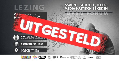 Lezing Swipe, Scrol, Klik Media kritisch bekeken
